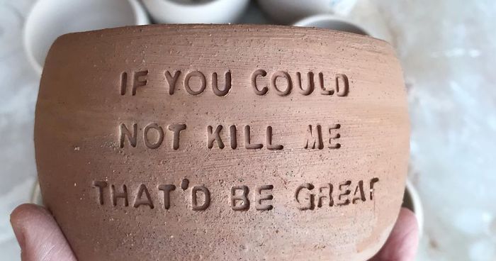 I Handmade Ceramic Planters With Witty Puns (29 New Pics)