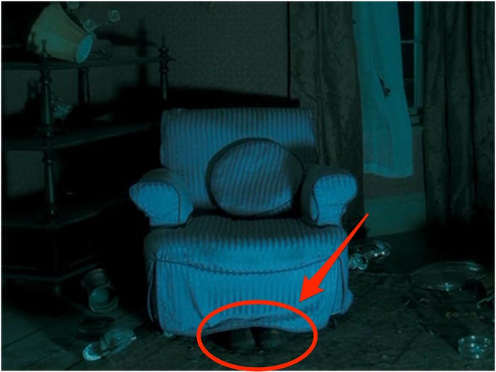 In 'The Half-Blood Prince,' Slughorn's Feet Give Him Away When He Is Disguised As An Armchair
