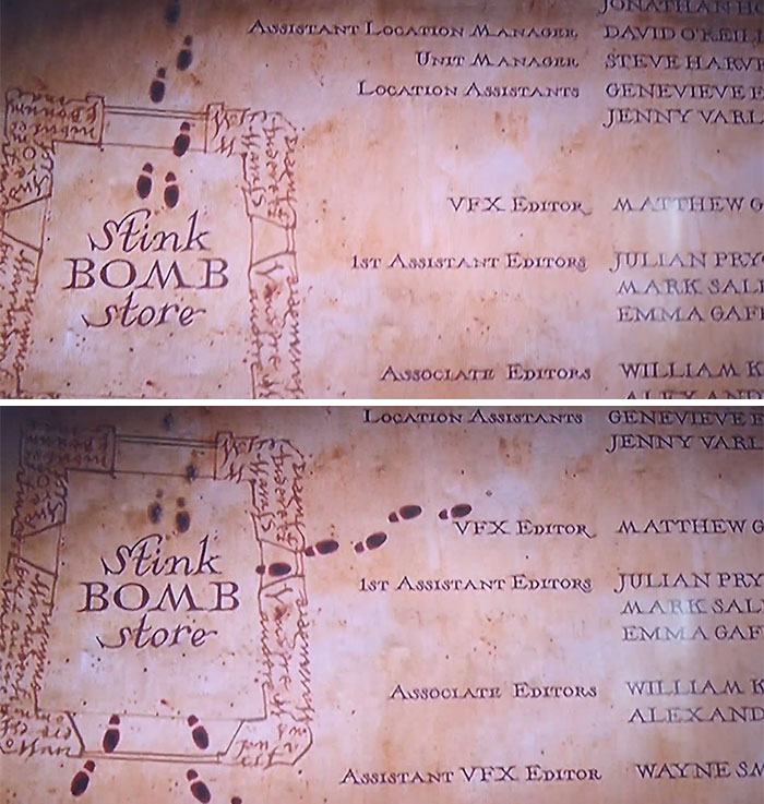 In The End Credits Of Harry Potter And The Prisoner Of Azkaban (2004), You Can See Three People Running Out Of The Stink Bomb Store After Someone Sets One Off