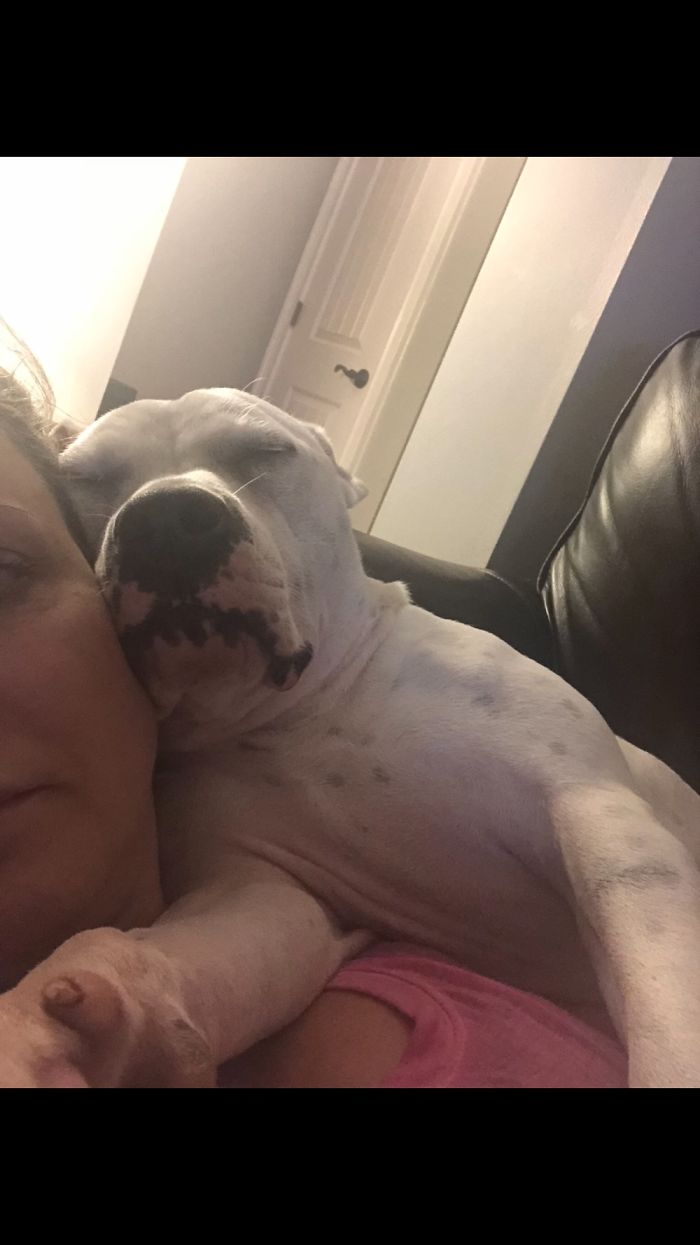 This Is Her Preferred Sleeping Position.