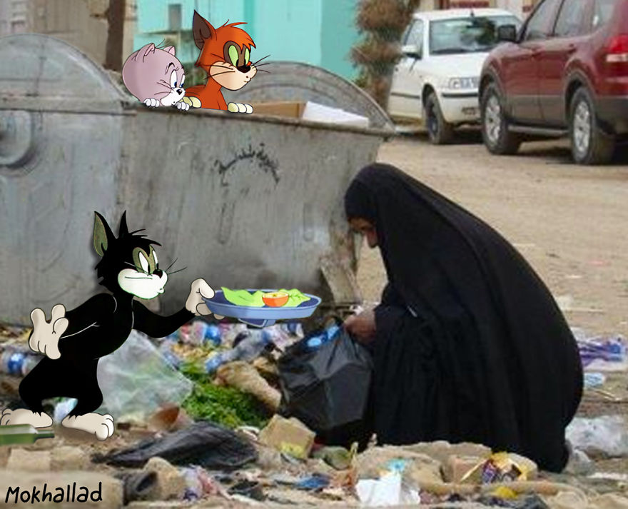 I Draw On A Real Views Of My Country To Convey The Message...