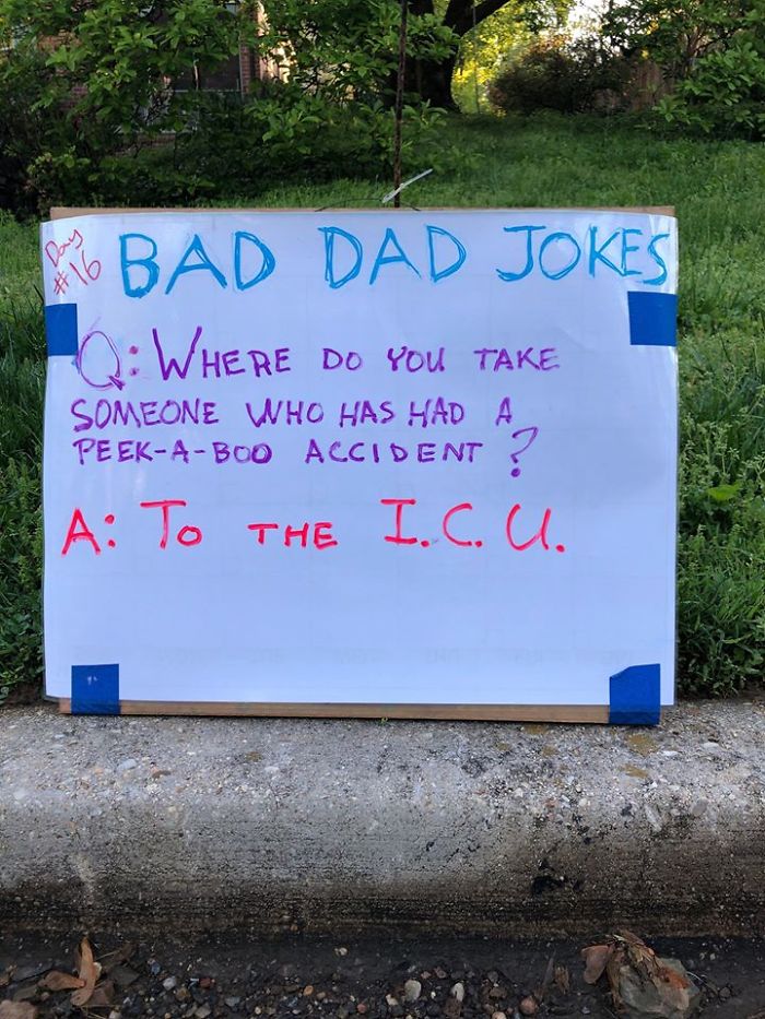 Man-Posts-Toms-Bad-Dad-Jokes-On-His-Lawn