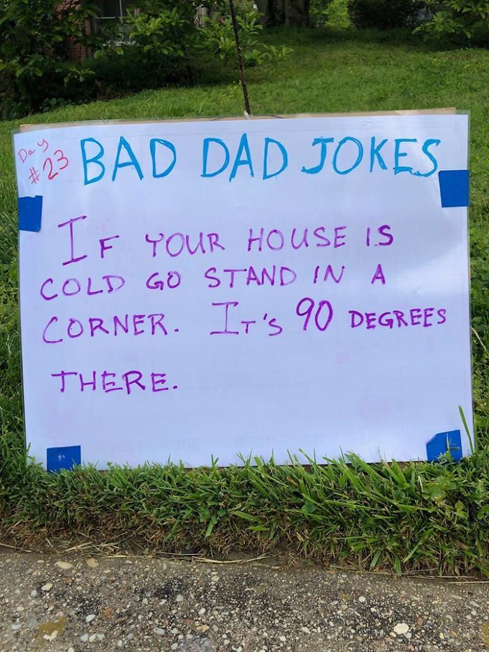 Man-Posts-Toms-Bad-Dad-Jokes-On-His-Lawn