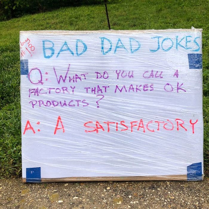 Man On A Hunt For The Worst Dad Jokes Goes Viral (30 Pics) .