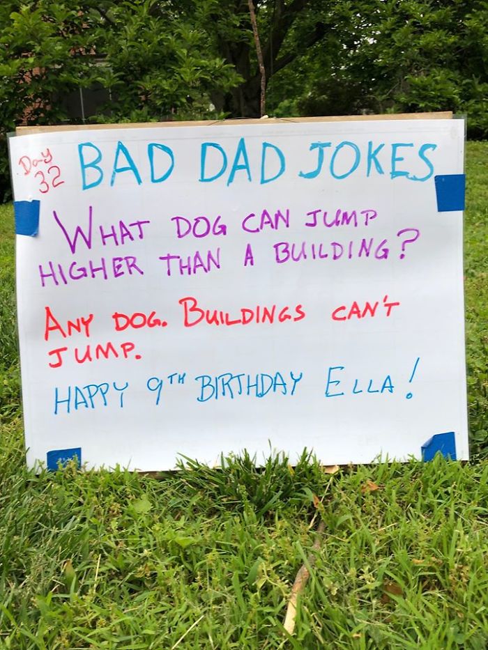 Man-Posts-Toms-Bad-Dad-Jokes-On-His-Lawn
