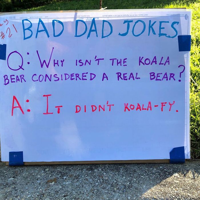 Man-Posts-Toms-Bad-Dad-Jokes-On-His-Lawn