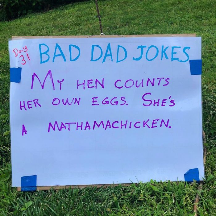 Man-Posts-Toms-Bad-Dad-Jokes-On-His-Lawn