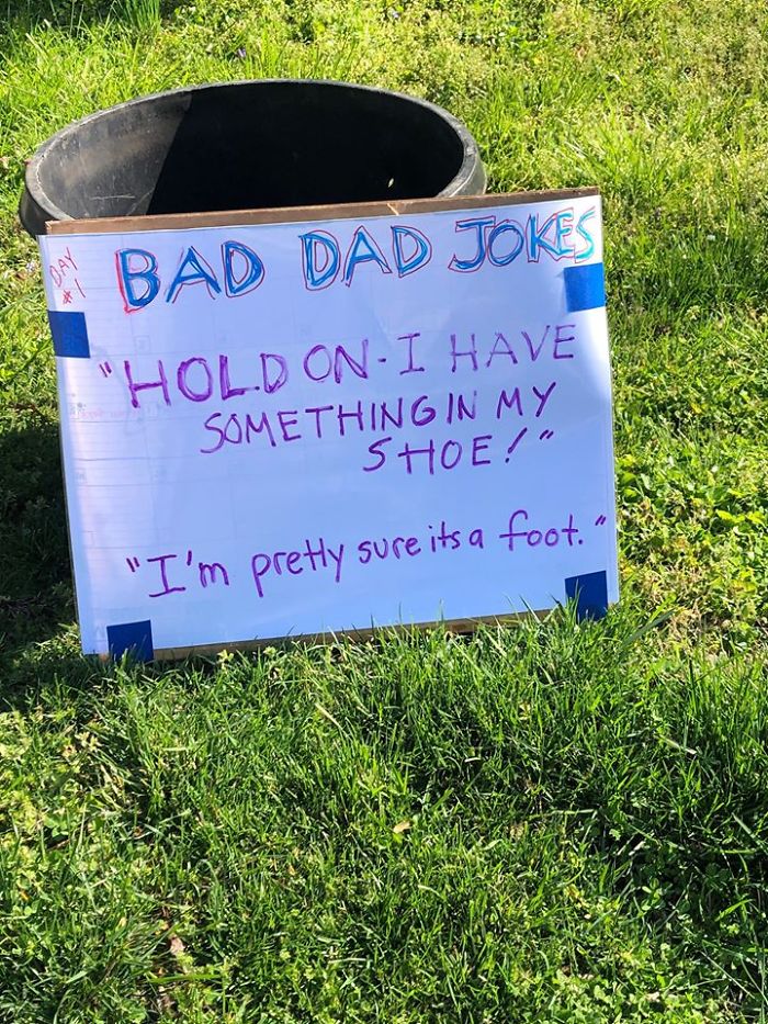 Man-Posts-Toms-Bad-Dad-Jokes-On-His-Lawn