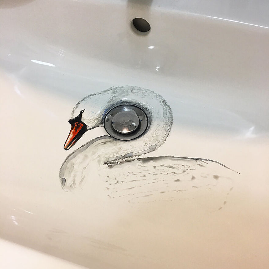 Artist Uses Her Sink As A Canvas And Lets The Water Destroy Her Paintings 24 Hours Later (26 Pics) Artist Uses Her Sink As A Canvas And Lets The Water Destroy Her Paintings 24 Hours Later (26 Pics)