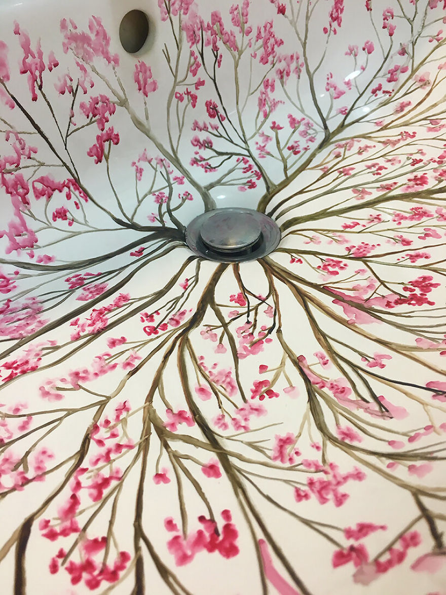 Artist Uses Her Sink As A Canvas And Lets The Water Destroy Her Paintings 24 Hours Later (26 Pics) Artist Uses Her Sink As A Canvas And Lets The Water Destroy Her Paintings 24 Hours Later (26 Pics)