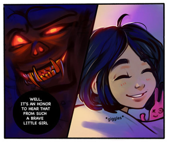 Artist Beautifully Illustrates This Monster Story That's Been Making People Emotional For Years Artist Beautifully Illustrates This Monster Story That's Been Making People Emotional For Years