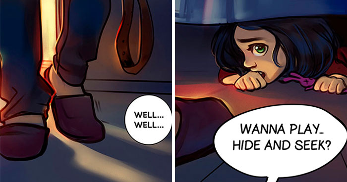 Artist Beautifully Illustrates This Monster Story That’s Been Making People Emotional For Years