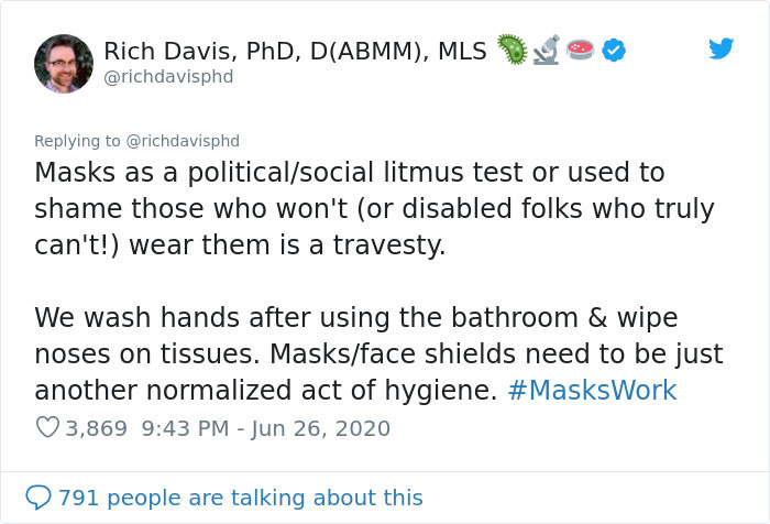 Scientist Demonstrates The Effect Of Wearing A Mask Vs. Not Wearing One Scientist Demonstrates The Effect Of Wearing A Mask Vs. Not Wearing One