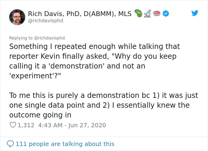 Scientist Demonstrates The Effect Of Wearing A Mask Vs. Not Wearing One Scientist Demonstrates The Effect Of Wearing A Mask Vs. Not Wearing One