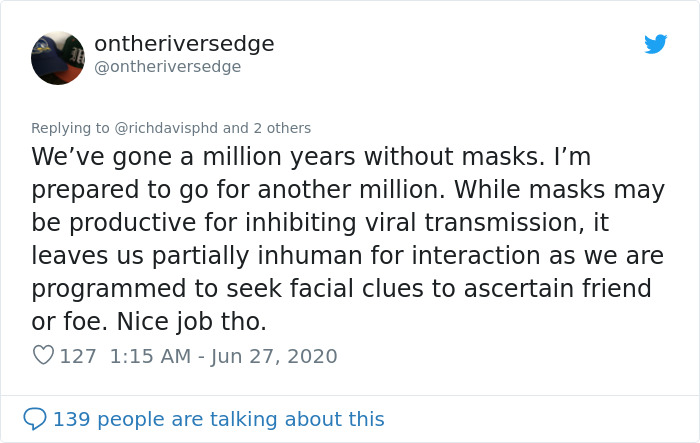 Scientist Demonstrates The Effect Of Wearing A Mask Vs. Not Wearing One Scientist Demonstrates The Effect Of Wearing A Mask Vs. Not Wearing One