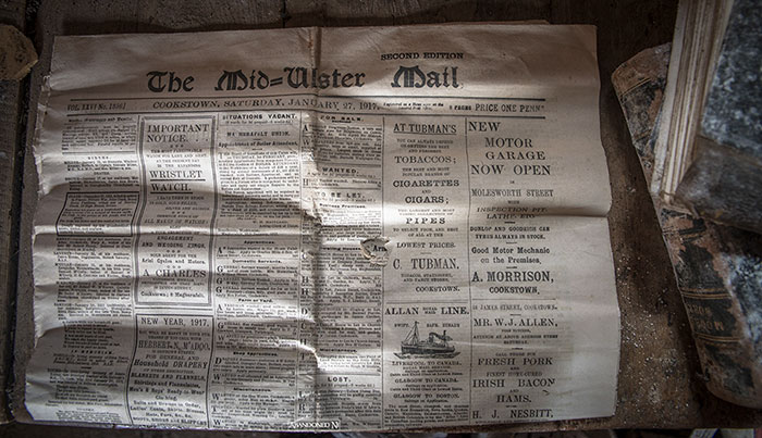 Photographer Explores A Perfectly Preserved 19th Century Cottage, That Even Has A Newspaper Reporting The Titanic Sinking
