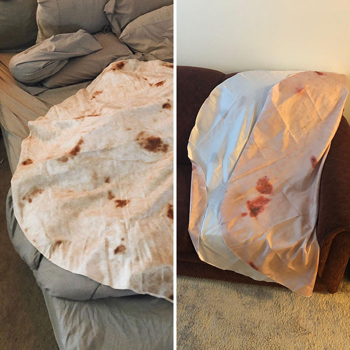 What Was Supposed To Be A Comfy Microfiber Fleece Blanket Came As A Photocopied Polyester Curtain. This Was A Purchase Directly From The Advertising Site Too