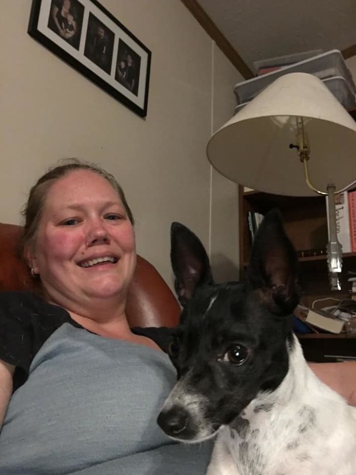 My Rescue, Ashley. This Was A Couple Hours After We Brought Her Home. We’ve Had Her Now For A Couple Years And She’s Definitely A Character