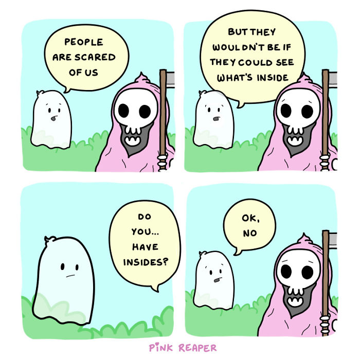 My Wholesome Webcomic About The Grim Reaper Who Is Actually Nice (17 New Pics) My Wholesome Webcomic About The Grim Reaper Who Is Actually Nice (17 New Pics)