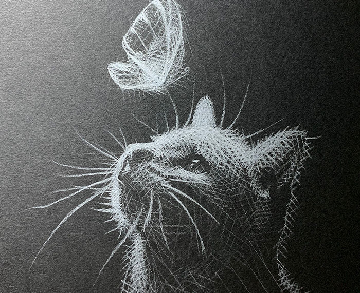 I Add White Light On Black Paper Instead Of Shadows (37 Pics)