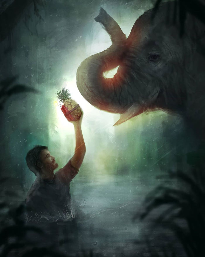 Pregnant-Elephant-Dies-Eats-Pineapple-Filled-With-Firecrackers-Artists-Pay-Tribute