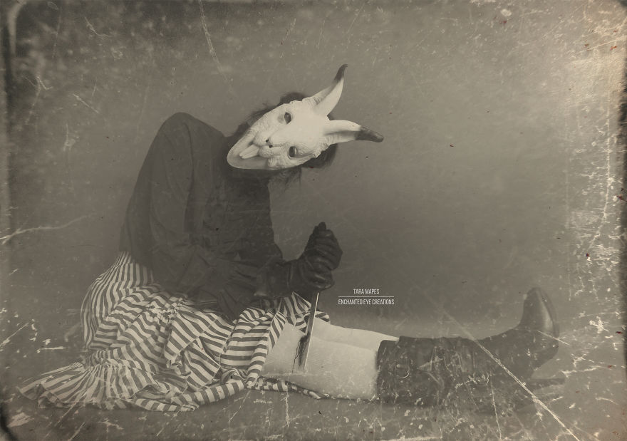 Vintage Halloween Photos Are More Disturbing Than Modern Horror Movies, So We Recreated Some (27 Pics)