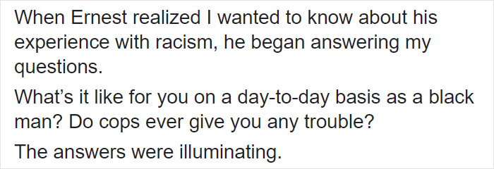 White Woman Asks A Black Man About Racism, Receives The Cold Truth