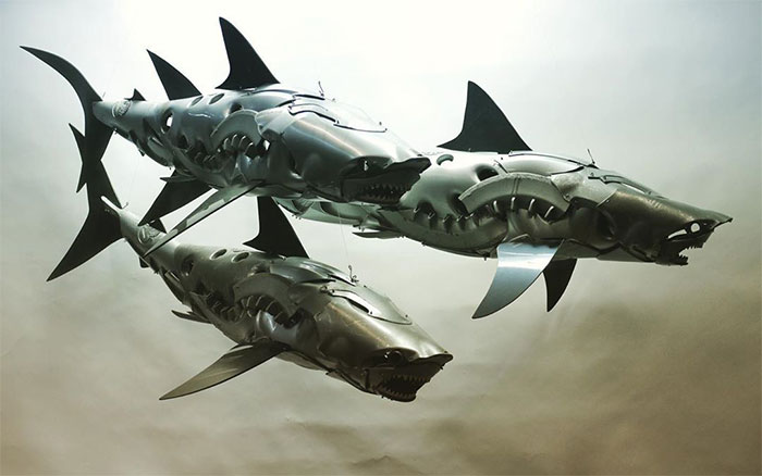 This Artist Turns Old Parts Into Beautiful Sculptures Of Animals (50 New Pics)