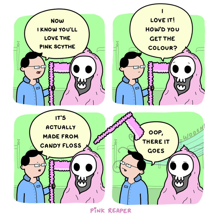 My Wholesome Webcomic About The Grim Reaper Who Is Actually Nice (17 New Pics) My Wholesome Webcomic About The Grim Reaper Who Is Actually Nice (17 New Pics)