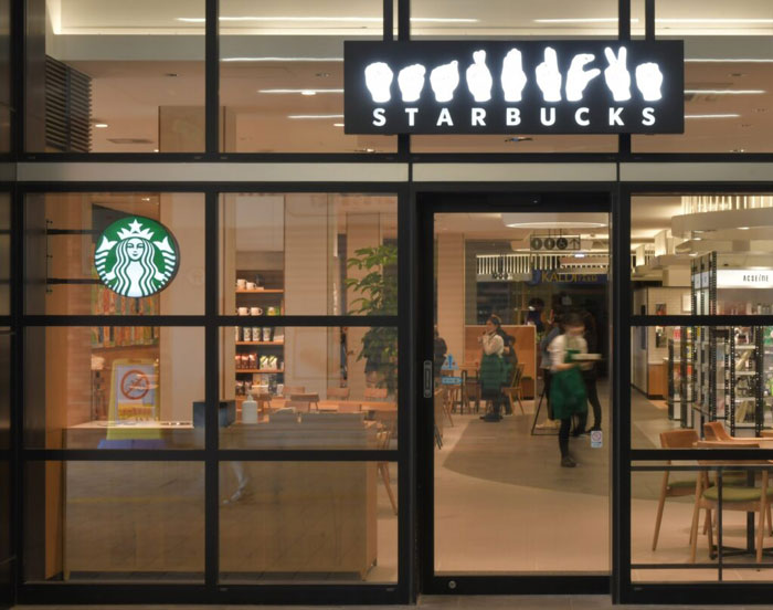 Starbucks Opens A Store In Japan Where All Of The Staff Is Fluent In Sign Language