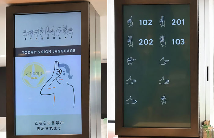 Starbucks Opens A Store In Japan Where All Of The Staff Is Fluent In Sign Language