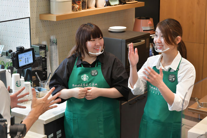 Starbucks Opens A Store In Japan Where All Of The Staff Is Fluent In Sign Language