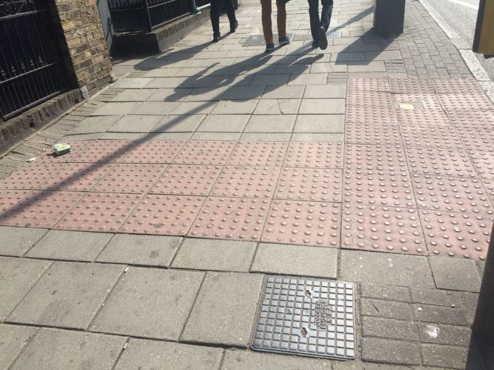 Woman Educates People On Barriers Blind Individuals Experience By Sharing Some Key Information On Tactile Paving