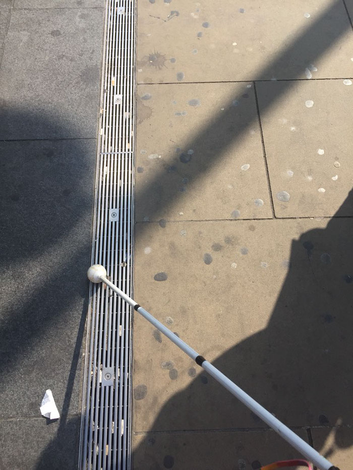 Woman Educates People On Barriers Blind Individuals Experience By Sharing Some Key Information On Tactile Paving Woman Educates People On Barriers Blind Individuals Experience By Sharing Some Key Information On Tactile Paving
