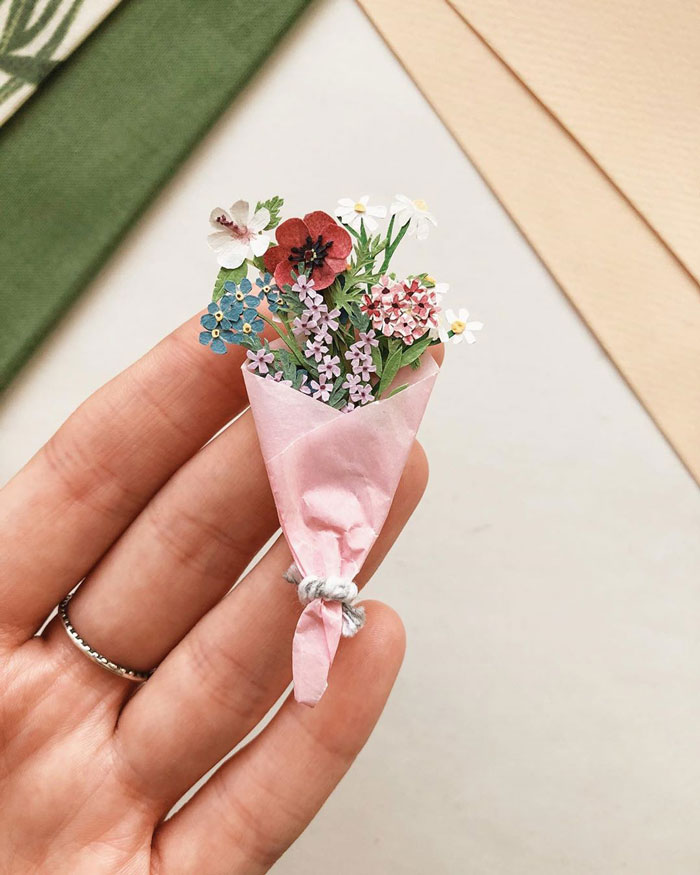 Tiny-Mini-Paper-Flower-Bouquets-Tania-Lissova
