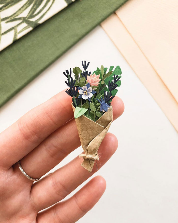 Tiny-Mini-Paper-Flower-Bouquets-Tania-Lissova