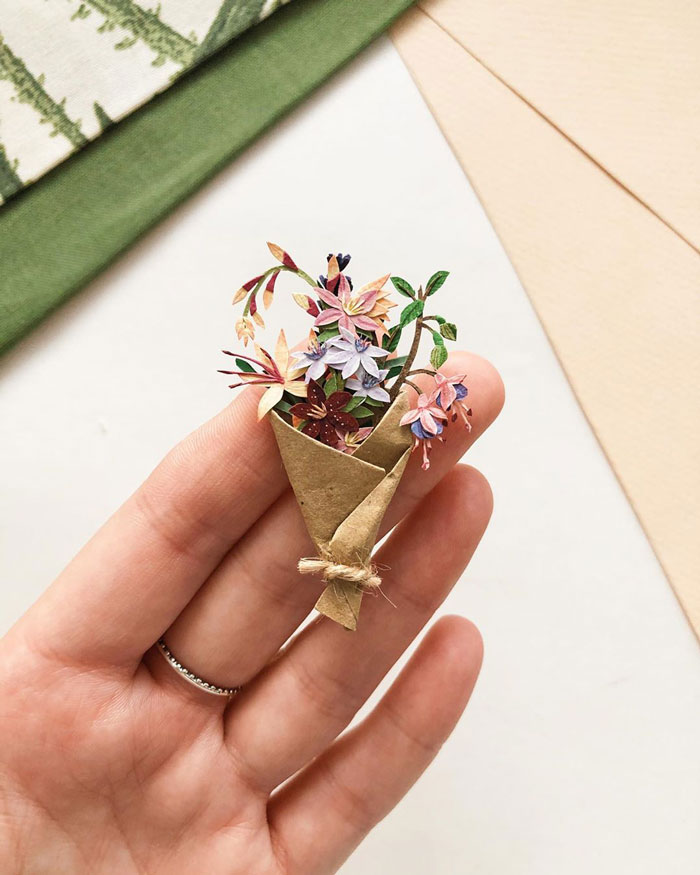 Tiny-Mini-Paper-Flower-Bouquets-Tania-Lissova