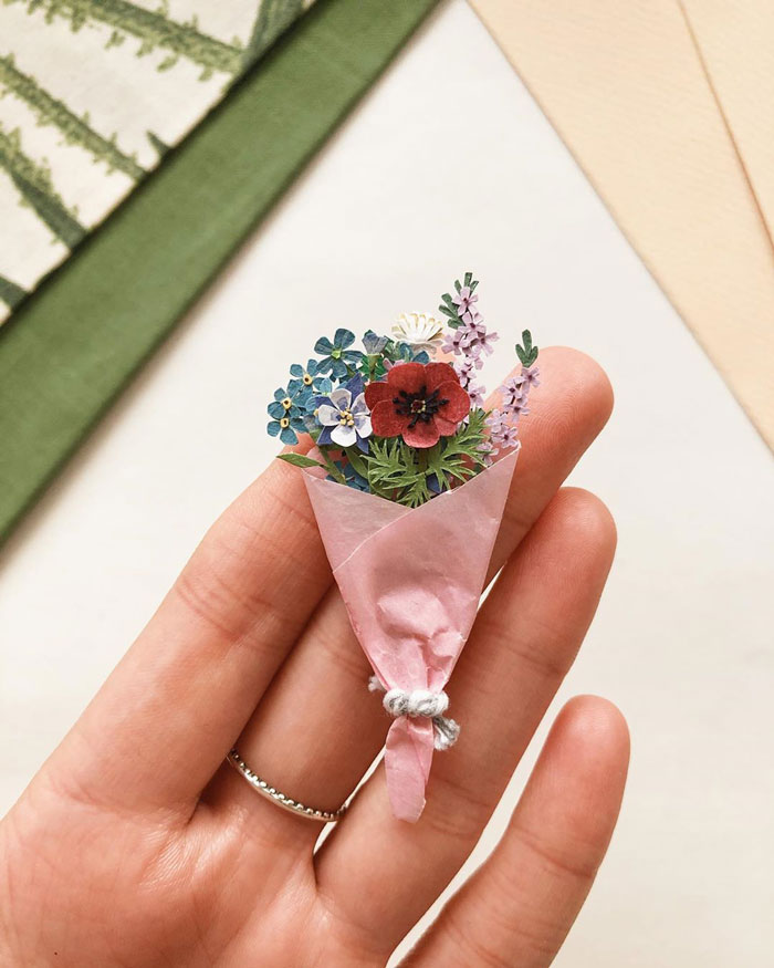 Tiny-Mini-Paper-Flower-Bouquets-Tania-Lissova