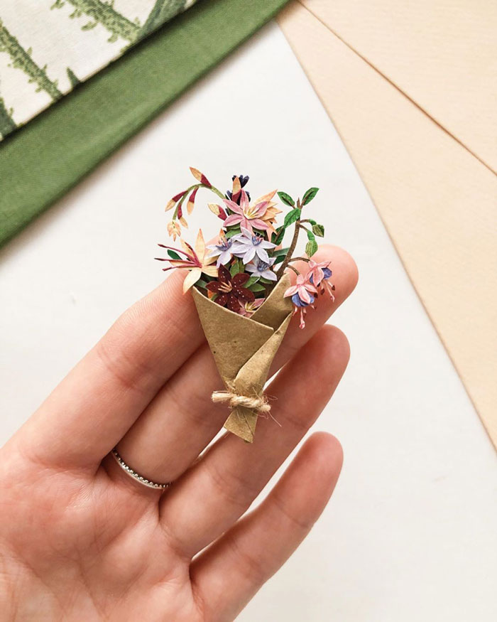 Tiny-Mini-Paper-Flower-Bouquets-Tania-Lissova