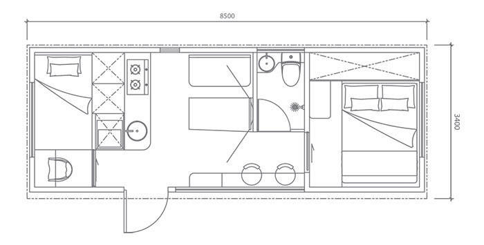 This Tiny $52,000 Home Comfortably Houses 4 People In Just 263 Square Feet This Tiny $52,000 Home Comfortably Houses 4 People In Just 263 Square Feet
