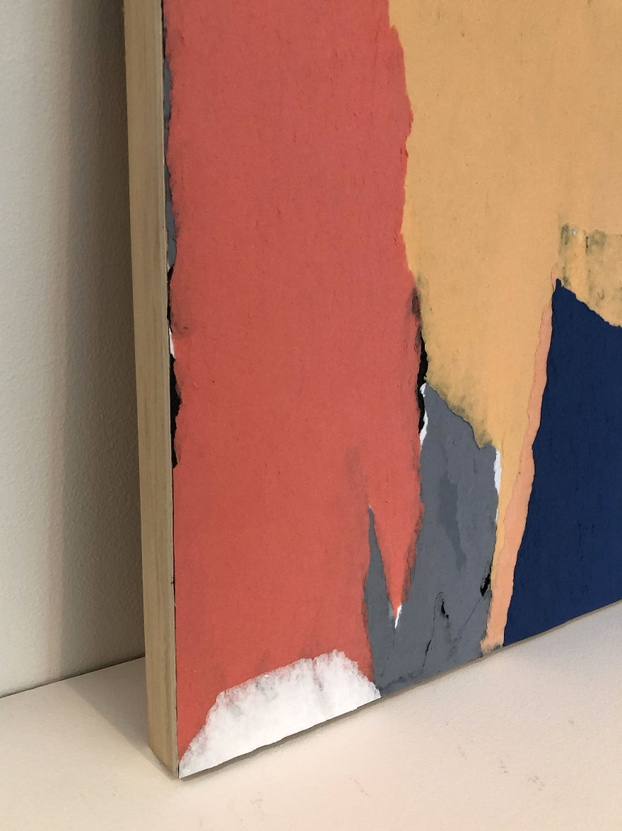 Artist Finds Catharsis Making Torn Paper Collages Artist Finds Catharsis Making Torn Paper Collages