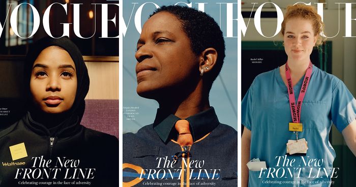 New Vogue Cover Features Key Workers Instead Of Models To Portray Their Importance