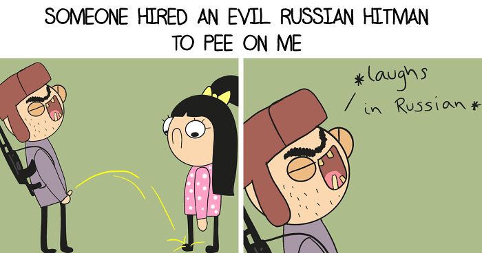 My Dreams Are Weird So I Draw Them (11 Pics)