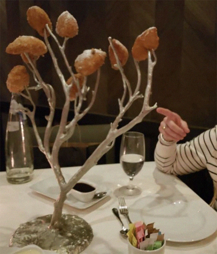 My Friend Snapped Her Dessert In A Tree