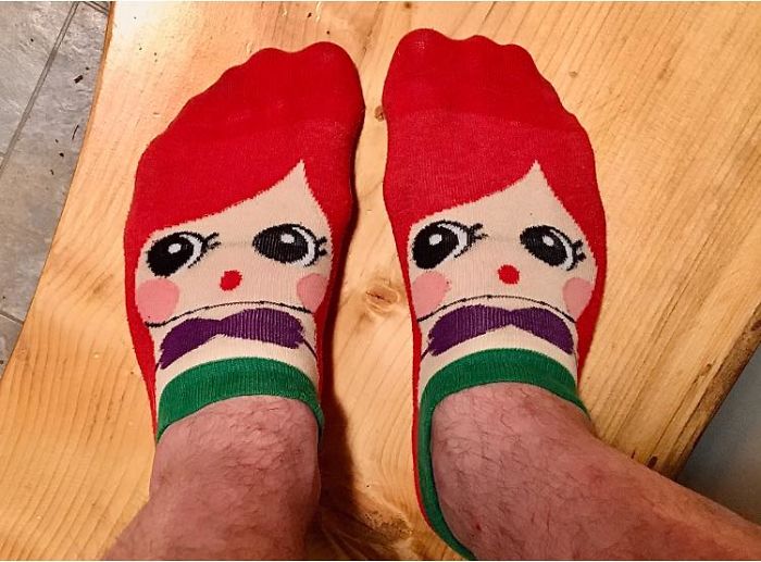 After About A Year The Lost And Found At Our Daycare Gets Emptied. Came Across These Toddler Mermaid Socks While Cleaning It Out. Turns Out They Are Very Stretchy