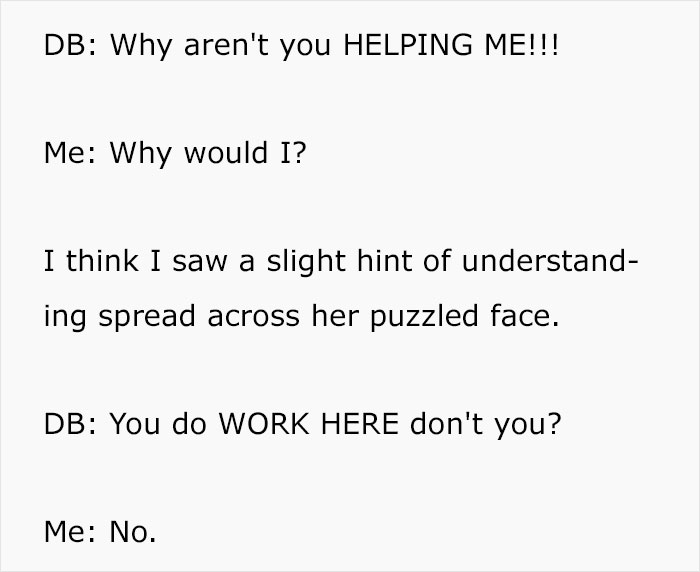 Entitled "Karen" Mistakes Customer For An Employee, He Makes The Situation Hilarious For Himself