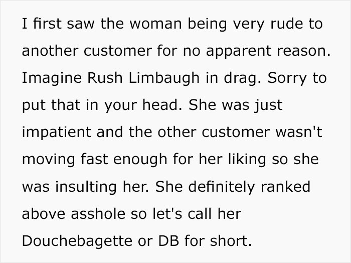 Entitled "Karen" Mistakes Customer For An Employee, He Makes The Situation Hilarious For Himself