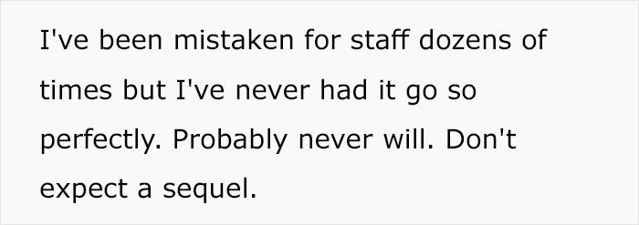 Entitled "Karen" Mistakes Customer For An Employee, He Makes The Situation Hilarious For Himself