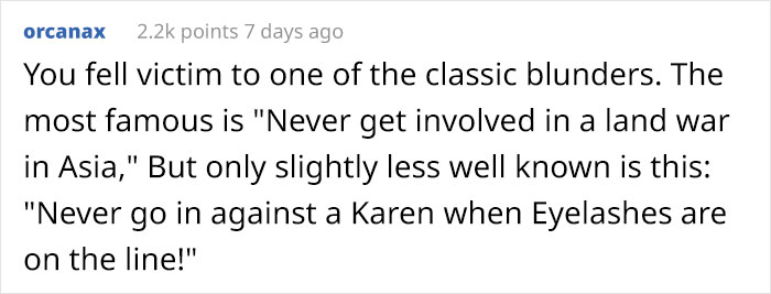 Entitled "Karen" Mistakes Customer For An Employee, He Makes The Situation Hilarious For Himself Entitled "Karen" Mistakes Customer For An Employee, He Makes The Situation Hilarious For Himself