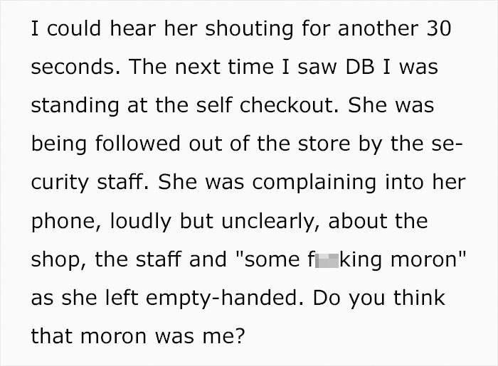 Entitled "Karen" Mistakes Customer For An Employee, He Makes The Situation Hilarious For Himself Entitled "Karen" Mistakes Customer For An Employee, He Makes The Situation Hilarious For Himself